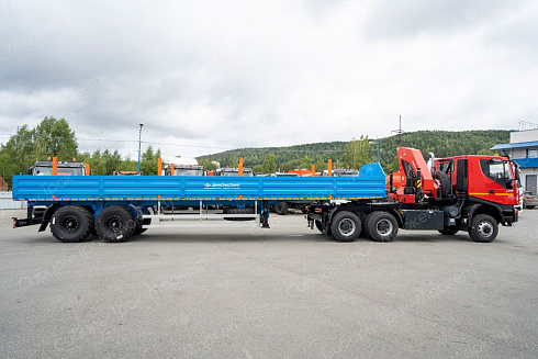 Седельный тягач АМТ 632910-C11 c КМУ ИМ-320