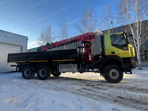 Бортовой автомобиль AMT 632944 с КМУ + буровая установка HORYONG HRS216
