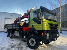 Бортовой автомобиль AMT 632944 с КМУ + буровая установка HORYONG HRS216