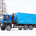 Бортовой-тентованный автомобиль AMT 632944 с КМУ ИМ-150