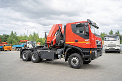 Седельный тягач АМТ 632910-C11 c КМУ ИМ-320